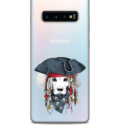 Zoologix (27) Samsung Galaxy S10 Plus Şeffaf Kılıf Silikon Desenli