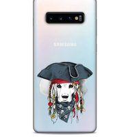 Zoologix (27) Samsung Galaxy S10 Plus Şeffaf Kılıf Silikon Desenli