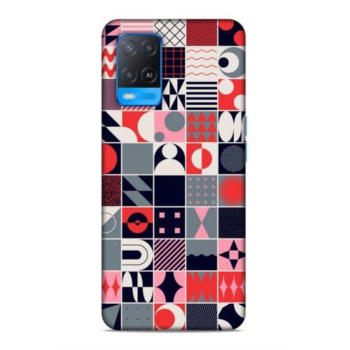 Oppo A54 4G Uyumlu Kılıf Insomnia (26) Tpu Silikon Kılıf Kırmızı Krem