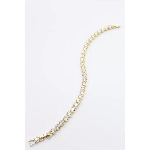 Taşlı Xuping Bileklik - Altın