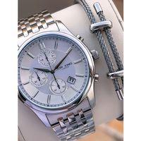 Tom Jones Bileklik Hediyeli Çelik Kordon 3 Atm Suya Dayanıklı 2 Yıl Garantili Erkek Kol Saati 10080.1