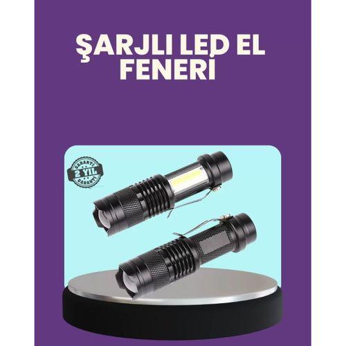 Suya Dayanıklı 4 Modlu Mini Led El Feneri