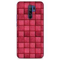 Xiaomi Redmi 9 Kılıf Patchwork (29) Arka Koruma Kılıfı Pembe