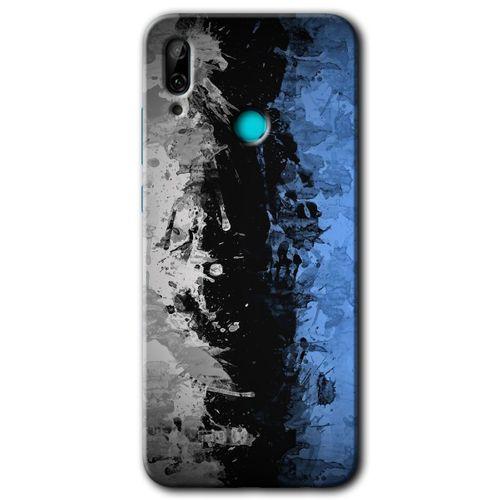 Huawei P smart 2019 Kılıf Baskılı Kapak - Abstract Wallpaper + 5D Tam Kaplayan Cam