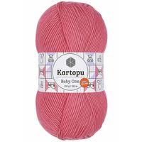 1 Adet Baby One Tüylenmeyen El Örgü İpi Yünü Şeker Pembe K244
