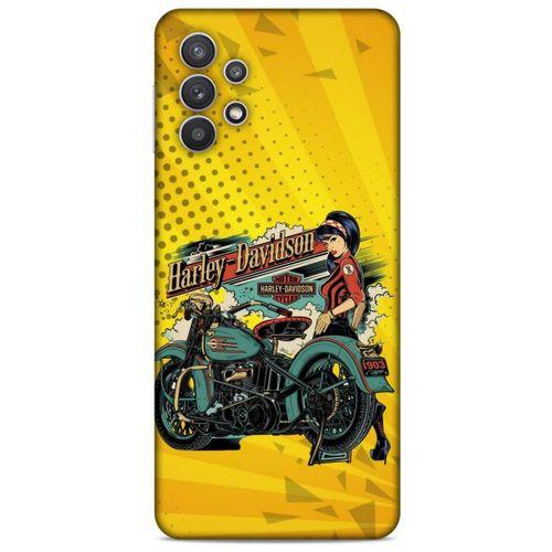 Samsung Galaxy A32 Uyumlu Kılıf Motorsiklet (44) Tough Armor Kılıf Harley