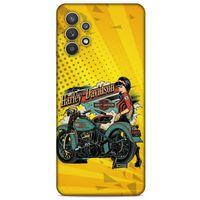 Samsung Galaxy A32 Uyumlu Kılıf Motorsiklet (44) Tough Armor Kılıf Harley