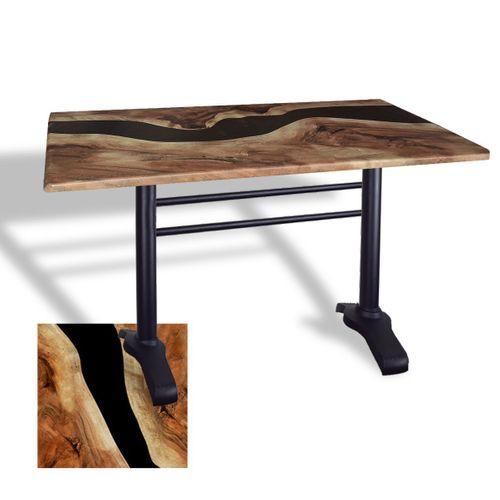 Dockers Çipa 3010 Döküm Ayak Masa 80x120 cm - (Werzalit, Wermodin ve Allzalit Tabla) - Epoxy