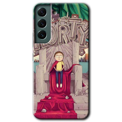 Samsung Galaxy S22 Kılıf HD Desen Baskılı Arka Kapak - Morty