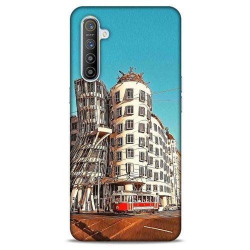 Oppo Realme XT Kılıf Dünya Mimarisi (35) Fit Design Kılıf The Dancing House Çekya