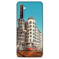 Oppo Realme XT Kılıf Dünya Mimarisi (35) Fit Design Kılıf The Dancing House Çekya