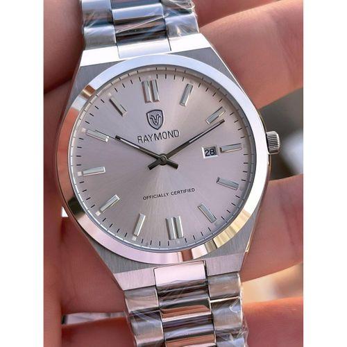 Raymond Nişan Ve Damatlara Özel Çelik Kordon 2 Yıl Garantili 5 Atm Erkek Kol Saati+Bileklik RMD.25
