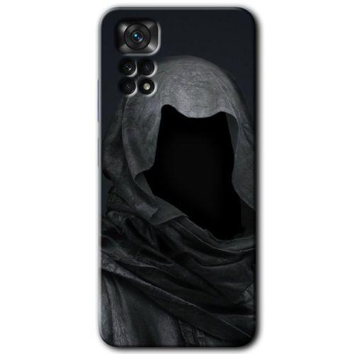 MRCİLETİSİM Xiaomi Redmi Note 11 Pro 5G Kılıf HD Desen Baskılı Arka Kapak+Temperli Cam - Death