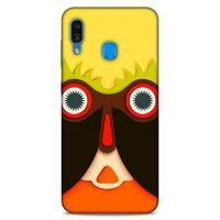 Lopard Samsung Galaxy A30 Uyumlu Kılıf Soyut Sanat (4) Desenli Koruma Kılıfı