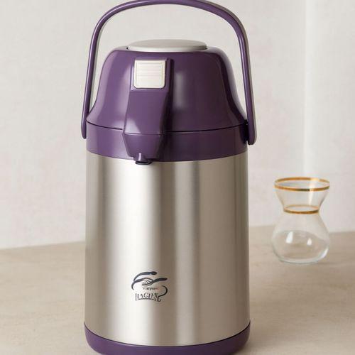 2.5L 304 Çelik Pompalı Termos Musluklu