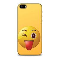 Emojix (42) Apple Iphone 5 Kılıf Silikon Kapak Desenli