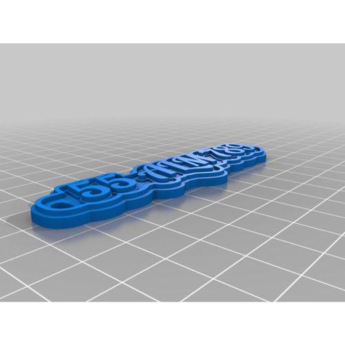 Kişiselleştirilmiş Çok Satırlı Etiket veya Anahtarlık (Bu ürün Sadece Plastik parçadır - Almadan Önce Soru Sorabilirsiniz)