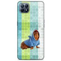 Huawei P40 Lite Kılıf Köpek Kıyafetleri (43) Thin Fit Kılıf Cocker Kapişonlu Eşofman