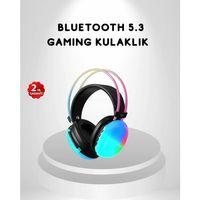 Rgb Işıklı Kablosuz Kulaklık Bluetooth 5.3 800mah Ergonomik Ipx4 Dayanıklı