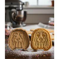 Cocker Spaniel Sekillendirici Kalip Kurabiye Hamur Kesici Oyun ve Seker Hamuru Seti