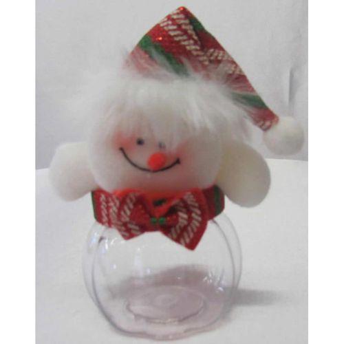 YILBAŞI ŞİŞE NOEL BABA YUVARLAK 6CM X 6CM