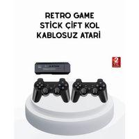 Taşınabilir Kablosuz Oyun Konsolu 2.4g Tv Destekli Kompakt Gövde