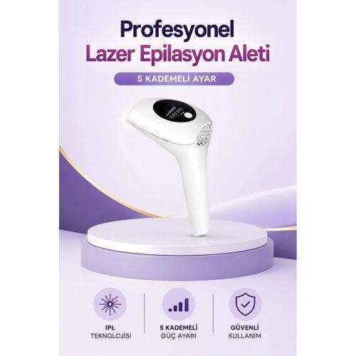 Ipl Lazer Epilasyon Aleti 5 Kademeli Güç Ayarlı