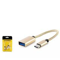 Hadron Hdx1001 Type-c To Usb F Kablo Gold