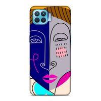 Oppo Reno 4 Lite Uyumlu Kılıf Face'X 31 TPU Kılıf İllustrasyon