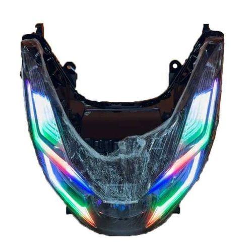 HONDA Honda Pcx 2021 - 2024 Uyumlu Rgb Led Telefon Konrollü Ön Far Takımı Bluetooth