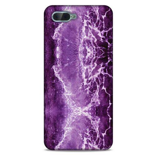Mermer Desenli (18) Tema Telefon Kılıfları Mor Oppo Rx17 Neo Kılıf