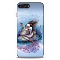 Y.Liva-2020 (Deniz Kızı) Apple Iphone 7 Plus Kılıf Silikon Kapak Desenli