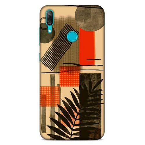 Lopard Huawei Y7 2019 Uyumlu Kılıf Soyut Sanat (44) Desenli Tough Armor Kılıf