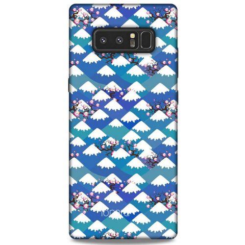 Samsung Galaxy Note 8 Kılıf Pastel Renkler (16) Kalın Kılıf Yeşil Mavi