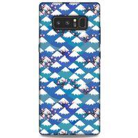 Samsung Galaxy Note 8 Kılıf Pastel Renkler (16) Kalın Kılıf Yeşil Mavi