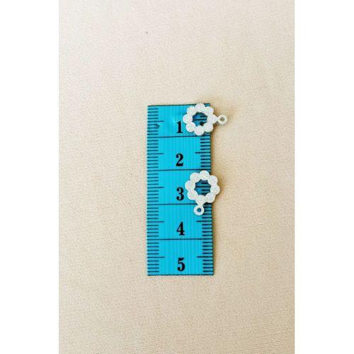 Oya Abiye Bileklik Kolye Pleksi Metalik Plastik Pul Gümüş Renk 24 gram 105 adet - BNC561