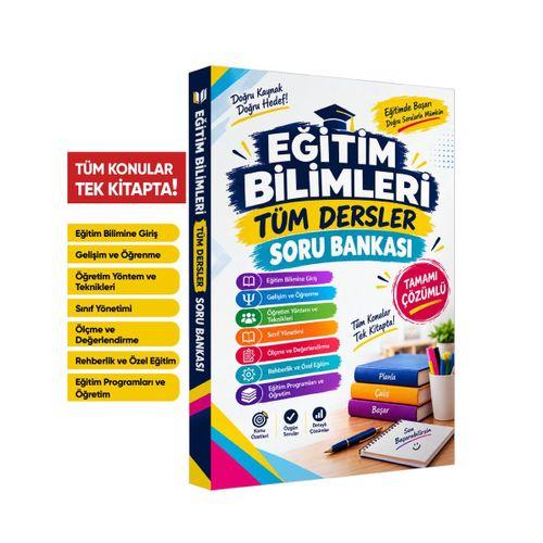 Anamorfik Yayınları KPSS Eğitim Bilimleri TÜM DERSLER TEK KİTAP Tamamı Çözümlü Soru Bankası