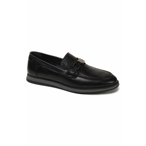 Pierre Cardin 63601 Siyah Erkek Loafer Günlük Deri Ayakkabı