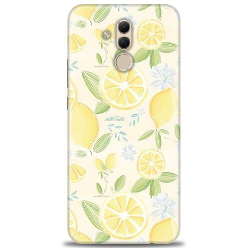 Huawei Mate 20 Lite Kılıf HD Baskılı Kılıf - Limon + Tam Ekran Koruyucu