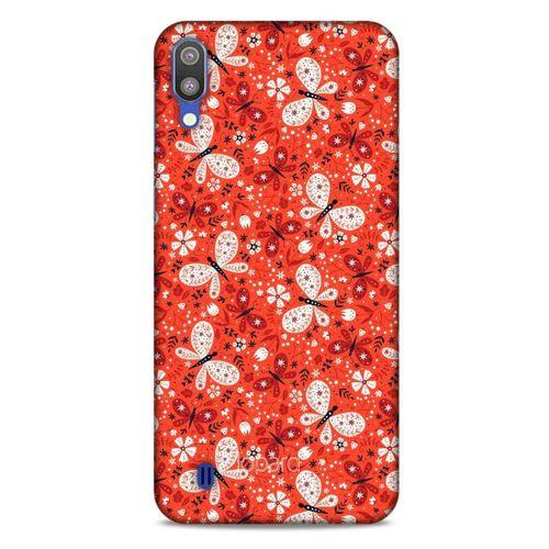 Samsung Galaxy M10 Kılıf Kelebek Etkisi (6) Silikon Kılıf Mavi Yeşil