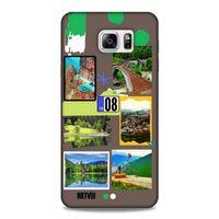 Lopard Samsung Galaxy Note 5 Uyumlu Kılıf Şehirli ※ (8) Artvin Baskılı Kılıf