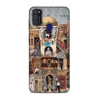 Samsung Galaxy M21 Uyumlu Kılıf Azarbaijan (49) Ultra Silikon Kılıf Şehir Simgeleri