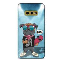 Samsung Galaxy S10e Kılıf Köpek Kıyafetleri (4) Koruma Kılıfı Bulldog Fular