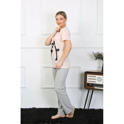 Kadın Kısa Kol Penye Pijama Takım