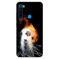 Lopard Xiaomi Redmi Note 8 Uyumlu Kılıf FireX (35) Fit Design Kılıf Futbol