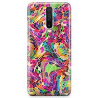 Xiaomi Redmi K30 Kılıf Renkli Prizmalar 3d Arka Kapak Koruma Desenli Full Koruyucu