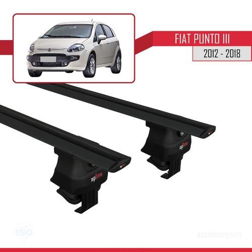 Fiat Punto III 2012-2018 Arası ile uyumlu ACE-4 Ara Atkı Tavan Barı SİYAH