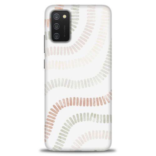 Samsung Galaxy A03S Kılıf HD Baskılı Kılıf - Renkli Mozaik + Tam Ekran Koruyucu