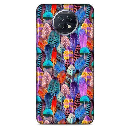 Lopard Xiaomi Redmi Note 9T Uyumlu Kılıf Tüyler (39) Liquid Crystal Kılıf