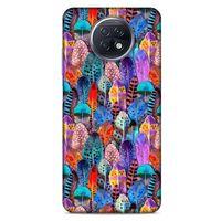 Lopard Xiaomi Redmi Note 9T Uyumlu Kılıf Tüyler (39) Liquid Crystal Kılıf